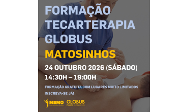 Formação Tecarterapia Globus - Matosinhos (Out/2026)